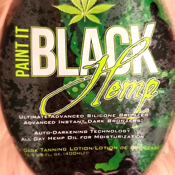 Brand New PAINT IT BLACK HEMP ADVANCED DARK TANNING LOTION - Picture 3 of 4